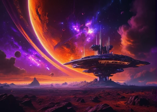 alien planet,alien world,futuristic landscape,gas planet,planet alien sky,space art,fire planet,red planet,extraterrestrial life,alien ship,scifi,vast,space ships,exoplanet,planet,federation,planets,sky space concept,sci fi,space ship,Conceptual Art,Daily,Daily 01