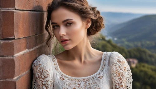 young woman,romantic look,girl in white dress,vintage woman,romantic portrait,girl in a long,beautiful young woman,girl in a historic way,girl in a long dress,a charming woman,victorian lady,miss circassian,woman thinking,management of hair loss,pretty young woman,artificial hair integrations,portrait photography,beautiful woman,women clothes,country dress,Photography,General,Natural