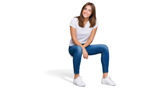 jeans background,girl sitting,girl on a white background,female model,fashion vector,girl in a long,women's clothing,women clothes,girl in t-shirt,skinny jeans,woman's legs,leggings,squat position,ladies clothes,high jeans,jeans,3d model,leg extension,women's legs,long-sleeved t-shirt,Illustration,Black and White,Black and White 24