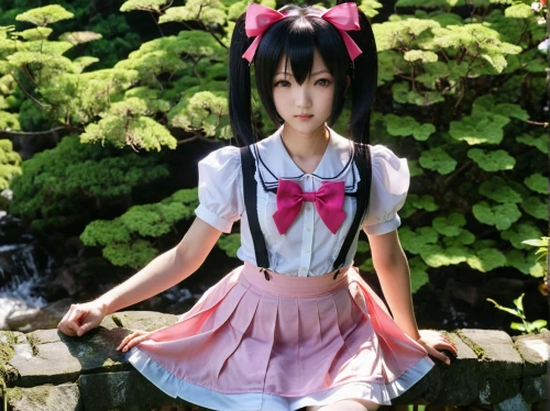 miku maekawa,anime japanese clothing,kantai collection sailor,nico,japanese idol,japanese kawaii,azusa nakano k-on,cosplay image,mikuru asahina,alice,jin deui,minamioguni,maid,japanese doll,pink bow,harajuku,kawaii girl,erika,sailor,aojiru