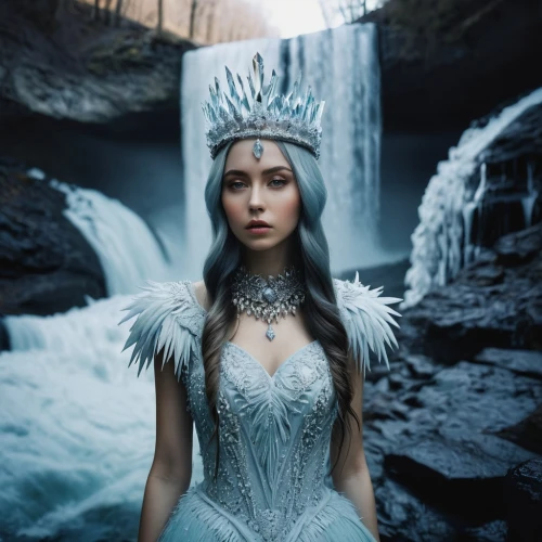 ice queen,the snow queen,white rose snow queen,ice princess,fairy queen,bridal veil,elven,suit of the snow maiden,celtic queen,water nymph,faery,eternal snow,fantasy woman,fantasy picture,fantasy portrait,elsa,ice castle,faerie,queen cage,headpiece,Photography,Artistic Photography,Artistic Photography 12