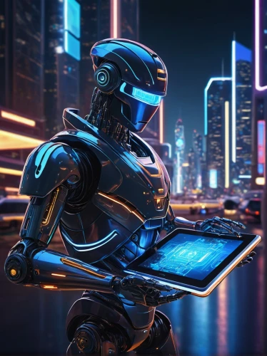 cyber,cyberpunk,cybernetics,robot icon,man with a computer,neon human resources,artificial intelligence,cyberspace,random access memory,computer,scifi,robotics,computer icon,robotic,futuristic,automation,computer art,ai,droid,sci fiction illustration,Illustration,Retro,Retro 03