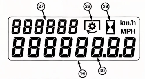 speedometer,mileage display,track indicator,ohm meter,speed display,voltmeter,tachometer,wind direction indicator,fuel gauge,car limit,odometer,digital multimeter,instantaneous speed,hygrometer,digital clock,petrol gauge,high-speed,fuel meter,high speed,rpm