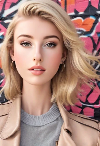 realdoll,barbie,doll's facial features,cool blonde,barbie doll,blonde girl,pink background,blonde woman,model beauty,blond girl,portrait background,model doll,airbrushed,model,female model,short blond hair,beautiful model,fashion doll,fashion dolls,artificial hair integrations