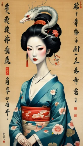 geisha girl,geisha,japanese art,cool woodblock images,chinese art,oriental painting,japanese woman,woodblock prints,oriental princess,oriental girl,taiwanese opera,japanese culture,oriental,kimono fabric,japanese character,junshan yinzhen,kitsune,peking opera,shinto,tea ceremony,Conceptual Art,Daily,Daily 22