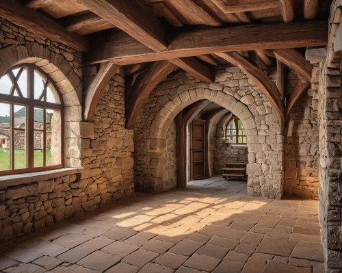 medieval architecture,vaulted cellar,vaulted ceiling,wooden beams,maulbronn monastery,pointed arch,cloister,castle windows,wine cellar,wooden windows,wayside chapel,medieval castle,bach knights castle,crypt,alnwick castle,trerice in cornwall,half-timbered wall,timber framed building,dracula's birthplace,romanesque,Photography,General,Realistic