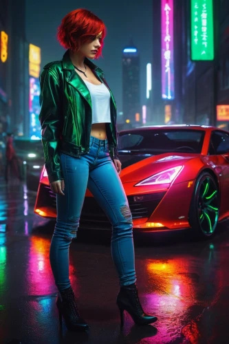 dodge la femme,neon lights,neon arrows,neon,corvette,retro woman,lamborghini,neon light,futuristic,80s,car model,miata,cyberpunk,girl and car,femme fatale,renegade,coupé,retro girl,puma,retro women,Unique,Paper Cuts,Paper Cuts 01