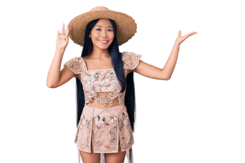 asian costume,miss vietnam,asian conical hat,vietnamese woman,straw hat,asian woman,hula,png transparent,woman pointing,pointing woman,sombrero,halloween costume,asian umbrella,country dress,one-piece garment,mock sun hat,lady pointing,japanese idol,waving,japanese woman,Art,Classical Oil Painting,Classical Oil Painting 40