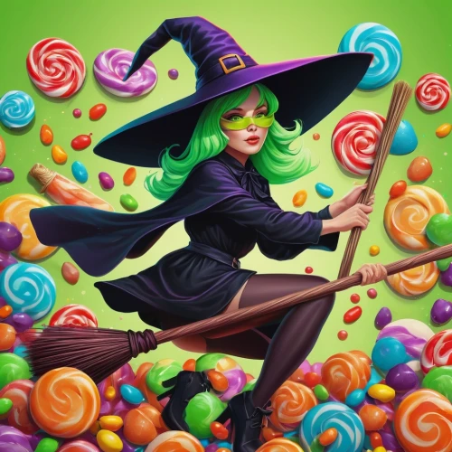 candy cauldron,halloween witch,wicked witch of the west,witch broom,candy crush,celebration of witches,witch's hat icon,halloween candy,broomstick,witch ban,candy,halloween vector character,witch,halloween background,candies,halloween poster,halloween illustration,twirl,candy eggs,candy island girl,Illustration,Realistic Fantasy,Realistic Fantasy 07
