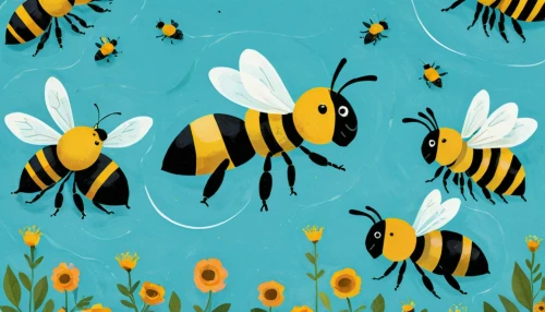 bees,bumblebees,drawing bee,honey bees,honeybees,two bees,bee,bee friend,seamless pattern,wild bee,bee colony,honey bee,honeybee,beekeeping,western honey bee,bees pasture,bee pasture,gray sandy bee,pollinator,beekeepers,Illustration,Vector,Vector 08