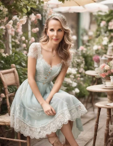 princess sofia,enchanting,fairy queen,a princess,vintage dress,bridesmaid,porcelain doll,cinderella,southern belle,jessamine,fairytale,country dress,beautiful girl with flowers,vintage floral,a charming woman,garden fairy,vintage angel,princess,a girl in a dress,debutante