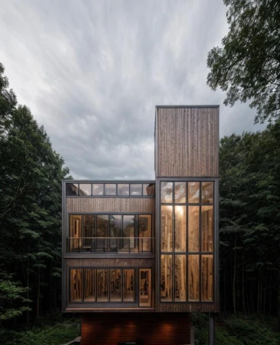 timber house,house in the forest,cubic house,new england style house,wooden house,cube house,modern house,modern architecture,dunes house,frame house,wooden sauna,eco-construction,archidaily,the cabin in the mountains,mirror house,log home,inverted cottage,wooden construction,mid century house,wood structure,Architecture,Commercial Building,Modern,Alpine Minimalism
