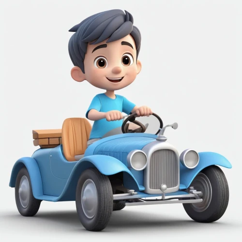 cartoon car,3d car model,toy motorcycle,automobile racer,woody car,toy vehicle,scooter,courier driver,small car,tricycle,motor scooter,toy car,cute cartoon character,motorbike,joyrider,retro vehicle,bobby car,automobile,driving car,tin car,Unique,3D,3D Character