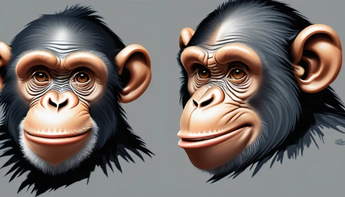 chimpanzee,common chimpanzee,primates,chimp,ape,reconstruction,great apes,three monkeys,cercopithecus neglectus,primate,human evolution,vector graphics,vector images,mammals,the blood breast baboons,monkeys,scandivian animals,my clipart,baboons,anthropomorphized animals