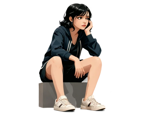 girl sitting,worried girl,sitting,girl with speech bubble,kayano,woman sitting,sitting on a chair,himuto,azusa nakano k-on,vector illustration,vector girl,2d,hinata,anime japanese clothing,girl drawing,digital painting,digital illustration,girl studying,girl in a long,smoking girl,Illustration,Vector,Vector 18