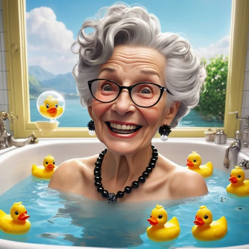 bath ducks,rubber ducks,bath duck,rubber duckie,rubber duck,rubber ducky,duck females,ducky,ducks,ducklings,duckling,senior citizen,schwimmvogel,the duck,bathing,elderly lady,duck meet,bathing fun,nanny,seaduck