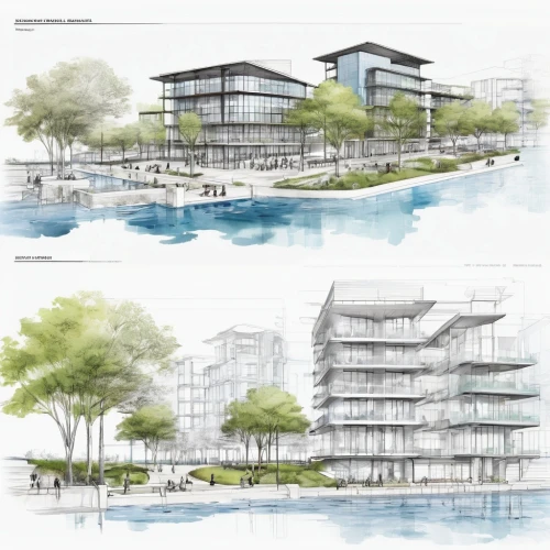 aqua studio,waterfront,kirrarchitecture,the waterfront,waterside,inlet place,archidaily,barangaroo,foster city,artificial islands,oakville,false creek,autostadt wolfsburg,coastal protection,espoo,artificial island,architect plan,3d rendering,harbourfront,lakeshore,Unique,Design,Blueprint