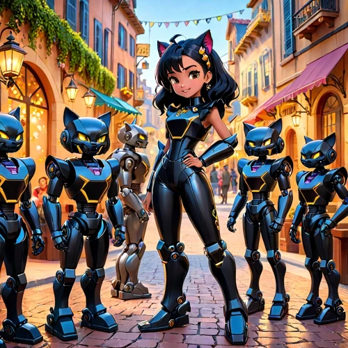 my hero academia,catwoman,x-men,x men,xmen,hero academy,cartoon ninja,protectors,cg artwork,6d,cartoon cat,patrols,troop,panther,anime 3d,tokyo disneysea,storm troops,kotobukiya,kat,rescue alley,Anime,Anime,Cartoon