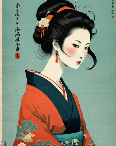 geisha girl,cool woodblock images,geisha,japanese art,woodblock prints,oriental girl,oriental princess,oriental painting,japanese woman,chinese art,junshan yinzhen,japanese culture,oriental,japanese style,plum blossoms,japanese-style,shinto,tea ceremony,japanese tea,japanese character,Illustration,Japanese style,Japanese Style 08