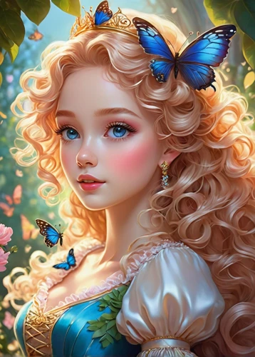 fairy tale character,fantasy portrait,rosa 'the fairy,fairy queen,cinderella,vanessa (butterfly),faery,faerie,little girl fairy,rosa ' the fairy,fairytale characters,fairy,flower fairy,fantasy art,children's fairy tale,fae,fairy tale icons,merida,fairy world,fantasy picture,Illustration,Abstract Fantasy,Abstract Fantasy 04