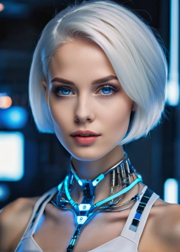 cyborg,symetra,futuristic,ai,artificial intelligence,valerian,cyberpunk,chat bot,electro,elsa,wallis day,scifi,cybernetics,neon human resources,social bot,nova,samara,cyber,chatbot,artificial hair integrations,Conceptual Art,Daily,Daily 06