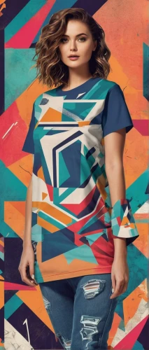 fashion vector,geometric style,triangles background,t-shirt printing,jeans background,geometric,cd cover,kaleidoscope website,wpap,tshirt,geometric body,girl in t-shirt,print on t-shirt,geometric pattern,chevron,tee,abstract design,argyle,active shirt,polygonal,Conceptual Art,Sci-Fi,Sci-Fi 06