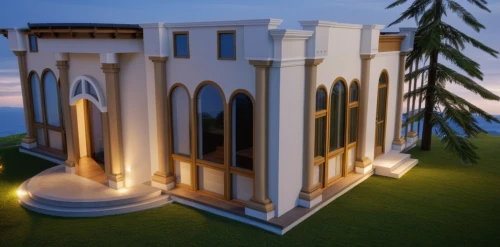 build by mirza golam pir,model house,3d rendering,byzantine architecture,art deco,mansion,islamic architectural,modern house,two story house,egyptian temple,city mosque,crown render,star mosque,victorian house,temple fade,greek temple,mosque,luxury home,big mosque,mortuary temple,Photography,General,Realistic