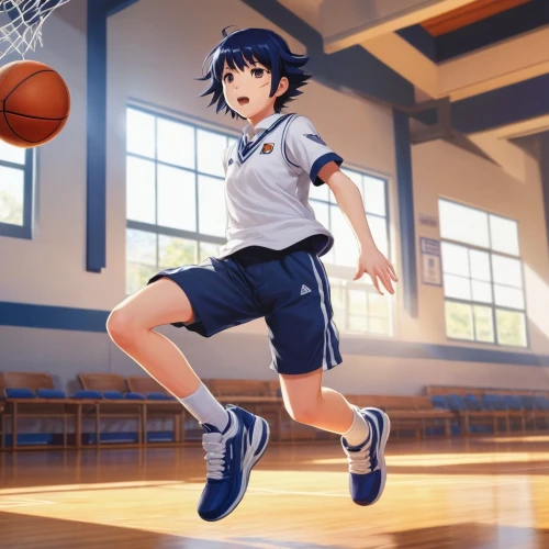 basketball player,hinata,basketball,woman's basketball,sports uniform,playing sports,sonoda love live,sports girl,basketball shoe,sports game,basketball moves,streetball,2d,basketball court,outdoor basketball,sports,slam dunk,sports training,sports exercise,sports sock,Conceptual Art,Daily,Daily 02