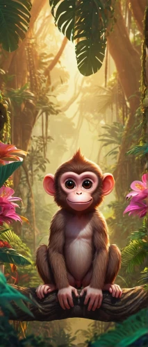 monkey island,tamarin,monkey banana,baby monkey,monkey,the monkey,game illustration,madagascar,tufted capuchin,tarzan,primate,capuchin,macaque,jungle,monkey soldier,monkey gang,scandia gnome,monkeys band,mowgli,tropical animals,Illustration,Vector,Vector 19