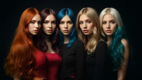 sirens,artificial hair integrations,celtic woman,hair coloring,gradient effect,color 1,dye,beautiful photo girls,young women,mermaid vectors,redheads,gemini,elves,five elements,merfolk,tour to the sirens,artist color,composite,the arrangement of the,conceptual photography