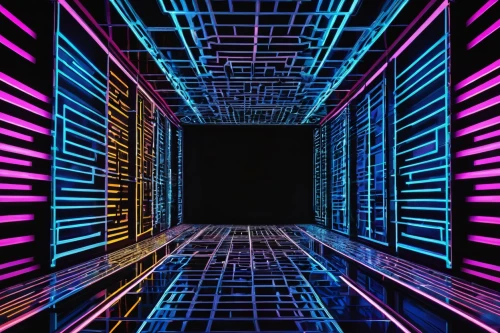 computer art,matrix,cyberspace,the server room,data center,trip computer,uv,cyclocomputer,computer cluster,light space,computer room,compute,computer generated,voltage,cyber,parallel,panoramical,fragmentation,digiart,3d background,Illustration,Realistic Fantasy,Realistic Fantasy 08