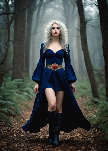 super heroine,blue enchantress,vampire woman,super woman,fantasy woman,caped,sorceress,vampire lady,the enchantress,gothic woman,wonderwoman,queen of the night,queen-elizabeth-forest-park,birds of prey-night,femme fatale,warrior woman,cosplay image,strong woman,gothic fashion,goddess of justice,Photography,Artistic Photography,Artistic Photography 14