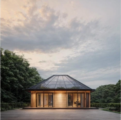 timber house,frame house,archidaily,folding roof,cubic house,glass facade,metal roof,japanese architecture,golden pavilion,cube house,cooling house,glass roof,wooden roof,dunes house,wooden house,residential house,glass building,modern house,house shape,smart home,Architecture,Commercial Building,Modern,Garden Modern