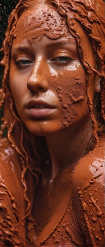 woman sculpture,mud,tears bronze,terracotta,gingerbread girl,png sculpture,red earth,cinnamon girl,mud village,woman at the well,mother earth statue,cocoa powder,red sand,crocodile woman,cgi,wet,gingerbread woman,bronze sculpture,clay doll,cayenne pepper,Photography,Artistic Photography,Artistic Photography 05