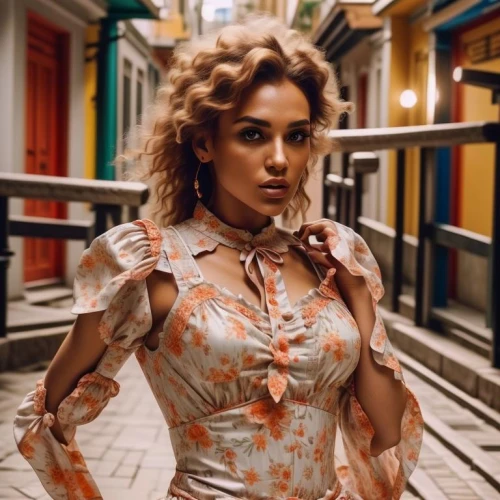 havana brown,romanian,retro woman,sofia,rockabella,eva,paloma,havana,fabulous,paloma perdiz,rosa khutor,femme fatale,hallia venezia,jena,vintage fashion,retro women,georgia,floral,kazan,a woman