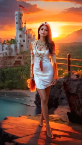 fantasy picture,digital compositing,rosa ' amber cover,fantasy woman,the sea maid,celtic queen,moana,image manipulation,fantasy art,ms island escape,photomanipulation,photo manipulation,fantasy girl,photoshop manipulation,celtic woman,polynesian girl,hula,3d fantasy,landscape background,tiger lily