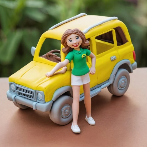 girl and car,girl in car,mini suv,wind-up toy,car model,toy vehicle,model car,toy car,3d car model,playmobil,toy photos,girl with a wheel,miniature cars,cartoon car,vw model,radio-controlled car,radio-controlled toy,woman in the car,plastic model,matchbox car,Unique,3D,Clay