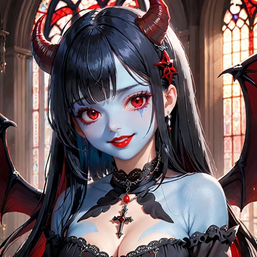 devil,vampire lady,vampire woman,angel and devil,vampire,psychic vampire,blood church,gothic portrait,red eyes,evil fairy,gothic,halloween banner,dracula,devils,satan,blood icon,gothic style,the devil,gothic woman,lucifer,Anime,Anime,General