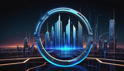 stargate,futuristic landscape,futuristic architecture,connectcompetition,torus,electric arc,portals,portal,electric tower,futuristic,cyberspace,cyber,connect competition,oval forum,orb,fantasy city,scifi,metropolis,blockchain management,neon human resources,Illustration,Paper based,Paper Based 16