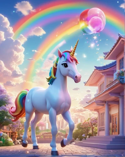 rainbow unicorn,unicorn and rainbow,unicorn background,unicorn art,my little pony,dream horse,unicorn,rainbow color balloons,raimbow,rainbow background,colorful horse,rainbow clouds,spring unicorn,rainbow pencil background,unicorns,rainbow,colorful balloons,weehl horse,girl pony,carnival horse,Unique,3D,3D Character