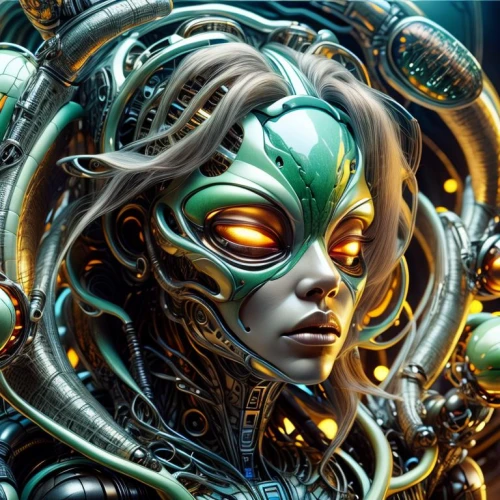 medusa gorgon,medusa,alien warrior,gorgon,biomechanical,mantis,sci fi,scifi,sci fiction illustration,fantasy art,cybernetics,alien,valerian,andromeda,fractalius,the enchantress,extraterrestrial life,cyberspace,bodypaint,cg artwork