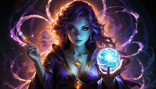 sorceress,magic grimoire,blue enchantress,priestess,the enchantress,divination,zodiac sign libra,mage,fortune teller,dodge warlock,magician,mystical portrait of a girl,summoner,libra,astral traveler,medusa,magus,zodiac sign gemini,tarot,fantasy art,Conceptual Art,Daily,Daily 24