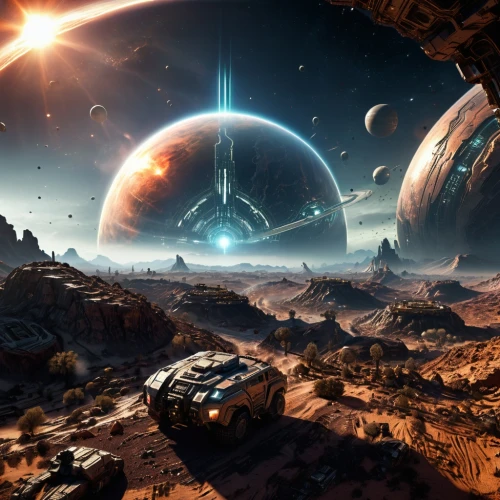 alien planet,futuristic landscape,alien world,exoplanet,terraforming,desert planet,space art,sci fi,planet eart,planets,scifi,planet,fantasy landscape,planetary system,orbiting,full hd wallpaper,expanse,sci - fi,sci-fi,extraterrestrial life,Photography,General,Sci-Fi