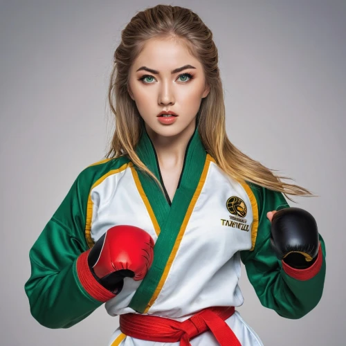 martial arts uniform,amnat charoen,striking combat sports,taekwondo,siam fighter,kickboxing,shoot boxing,taekkyeon,combat sport,japanese martial arts,martial arts,sanshou,sports uniform,sports girl,muay thai,jeet kune do,haidong gumdo,professional boxer,hapkido,professional boxing,Illustration,American Style,American Style 07