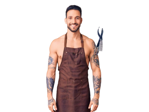 apron,men chef,chef,zuccotto,chef's uniform,kitchenknife,png transparent,lamb cutlet,chef hat,meat kane,machete,overalls,rose png,cooking show,knife kitchen,skillet,butcher ax,cook,fork,knife and fork,Conceptual Art,Sci-Fi,Sci-Fi 19