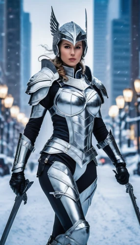 female warrior,ice queen,suit of the snow maiden,knight armor,the snow queen,huntress,winterblueher,armored,excalibur,silver,swordswoman,fantasy woman,warrior woman,samara,steel,alien warrior,silver arrow,fantasy warrior,cosplay image,crusader,Photography,General,Realistic