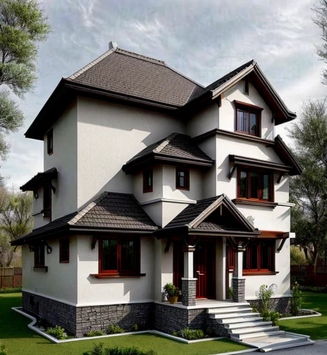 two story house,house shape,modern house,3d rendering,exterior decoration,house drawing,residential house,architectural style,folding roof,large home,wooden house,house roof,beautiful home,frame house,floorplan home,build by mirza golam pir,house painting,houses clipart,asian architecture,traditional house