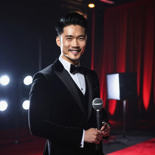 tuxedo,tuxedo just,kai yang,red tie,red carpet,xuan lian,hosting,luo han guo,bow tie,kaew chao chom,bowtie,shuai jiao,movie premiere,actor,premiere,tan chen chen,tai qi,kris kringle,red background,hon khoi,Illustration,Paper based,Paper Based 20