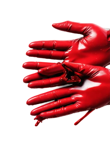 latex gloves,bicycle glove,safety glove,football glove,gloves,formal gloves,glove,batting glove,medical glove,skeleton hand,red paint,red,hand prosthesis,soccer goalie glove,evening glove,rouge,boxing glove,human hand,claws,red nails,Illustration,Retro,Retro 20