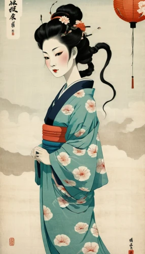 geisha girl,geisha,junshan yinzhen,chinese art,oriental painting,japanese art,cool woodblock images,oriental girl,woodblock prints,oriental princess,japanese woman,tong sui,yunnan,oriental,luo han guo,kimono fabric,yi sun sin,goki,plum blossoms,taiwanese opera,Illustration,Japanese style,Japanese Style 08